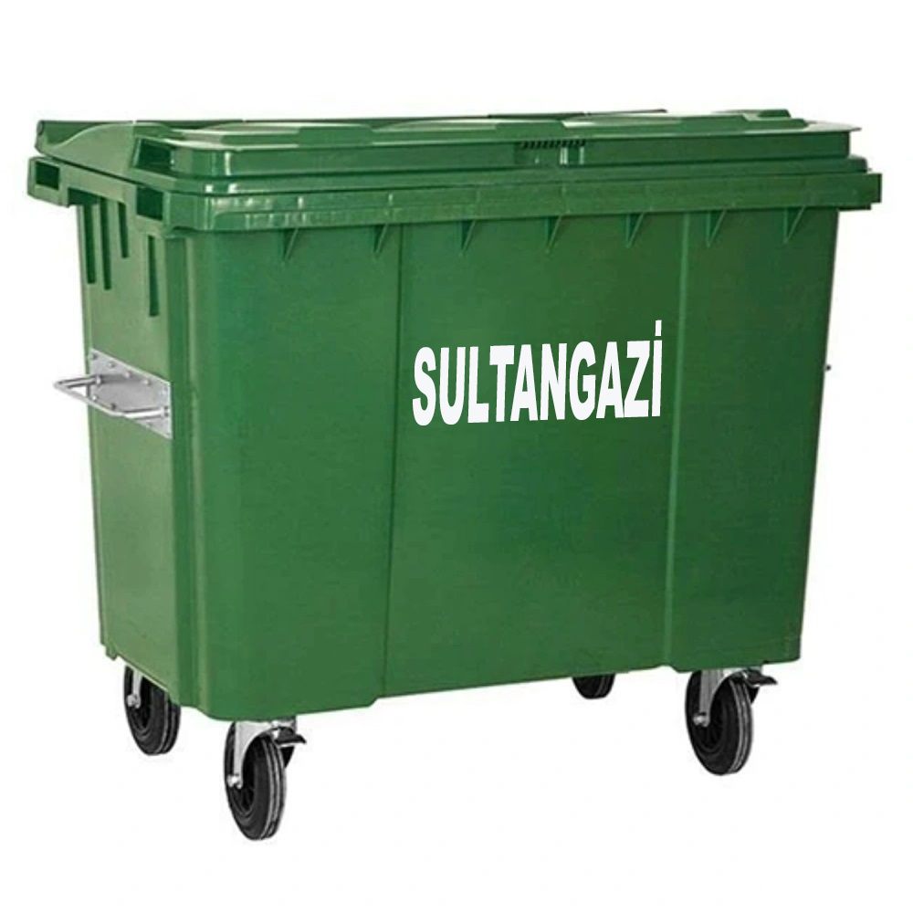 Sultangazi 1100 Litre Plastik Çöp Konteyneri